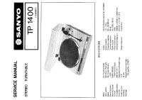 Sanyo TP-1400 - Service Manual 